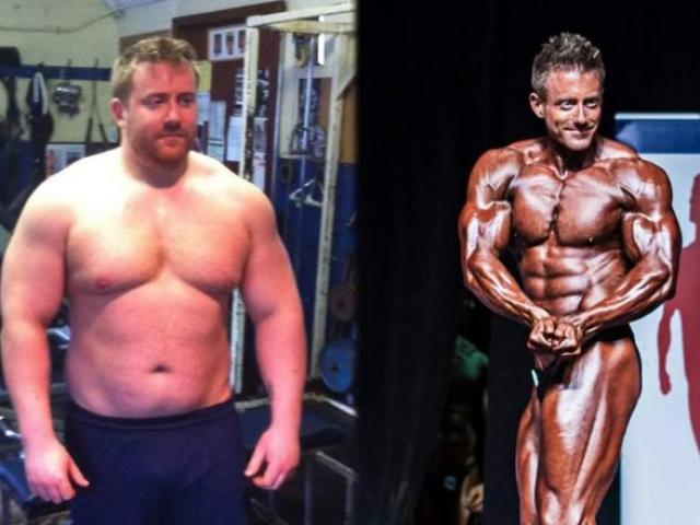 Làm đẹp cùng sao - Người đàn ông 127kg bỗng cơ bắp cuồn cuộn nhờ cá cược