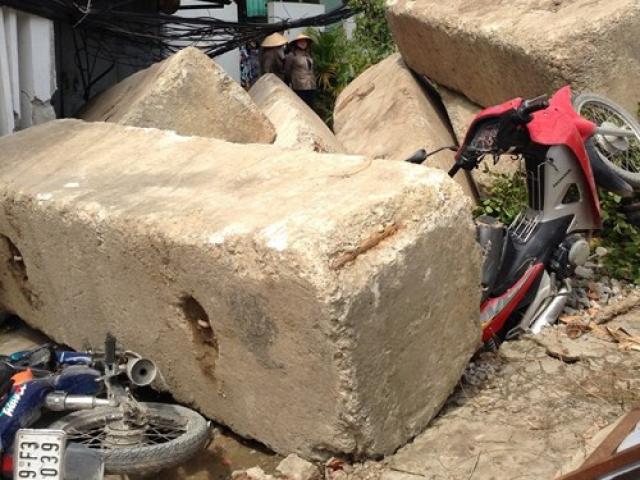 Tin tức trong ngày - Thục mạng tháo chạy khi bê tông công trình đổ sập