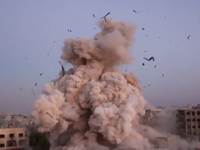Xem máy bay Nga nã bom chùm hủy diệt căn cứ IS ở Syria