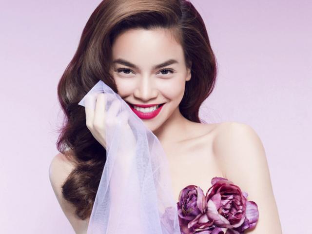 Người mẫu - Hoa hậu - Hà Hồ đẹp mê mẩn trong sắc tím "định mệnh"