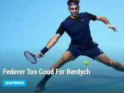 Thể thao - Federer – Berdych: Chiến thư đanh thép (ATP Finals)