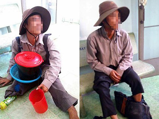 Tin tức trong ngày - Bắt quả tang thanh niên lành lặn giả cụt chân đi ăn xin