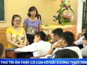 Giới trẻ - Thư tri ân thầy cô xúc động của cô gái xương thủy tinh