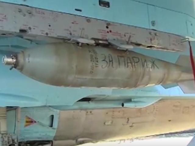 Thế giới - Thông điệp "Trả thù cho Paris" trên bom Nga nã vào IS