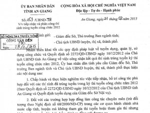 Tin tức trong ngày - Vụ nói xấu chủ tịch tỉnh: Cán bộ thanh tra không đạt chuẩn?