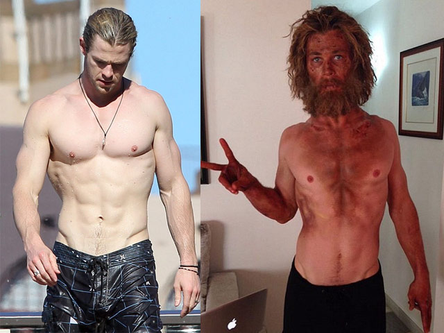 Bí quyết làm đẹp - "Thần Sấm" Chris Hemsworth gây sốc với thân hình ốm o