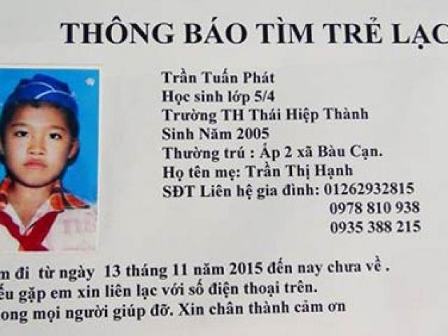 Tin tức trong ngày - Một học sinh 10 tuổi mất tích bí ẩn