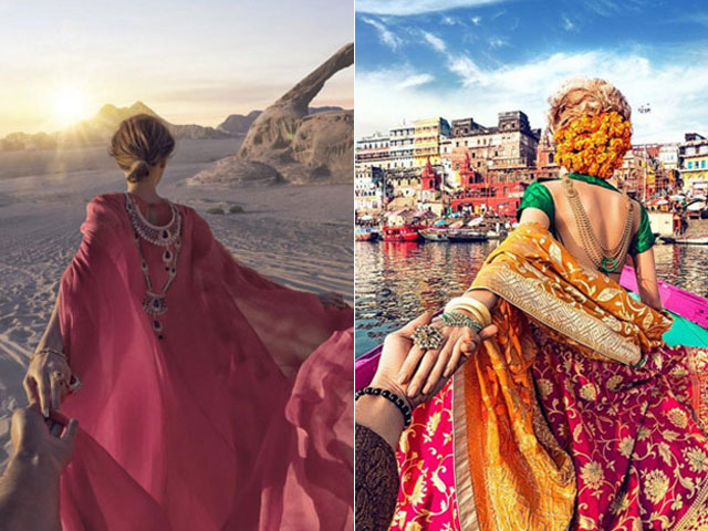 Bạn trẻ - Cuộc sống - Cặp đôi "nắm tay em" tiếp tục tung ảnh "đi khắp thế gian"