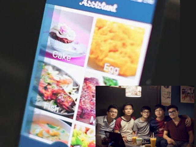 Công nghệ thông tin - Gặp nhóm SV lập trình ứng dụng dạy nấu ăn bằng giọng nói