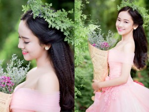 Bạn trẻ - Cuộc sống - Trọn bộ ảnh cưới khoe vòng 1 gợi cảm của Thúy Vi