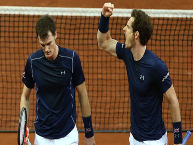 Thể thao - Anh em Murray giúp tuyển Anh ở gần vinh quang Davis Cup