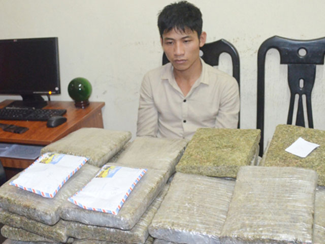 Pháp luật - Bị tóm gọn khi đưa 30 bánh cần sa ra Hà Nội tiêu thụ