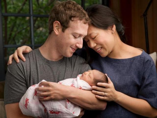 Tài chính - Bất động sản - Đón con gái đầu lòng, ông chủ Facebook hiến 99% tài sản