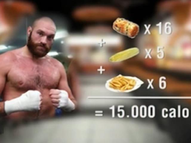 Thể thao - Tân vương quyền Anh "đả bay" 15000 calo đồ ăn