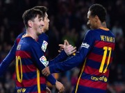 Bóng đá - &quot;M-S-N&quot; siêu khủng, Barca sắp phá kỷ lục của Real