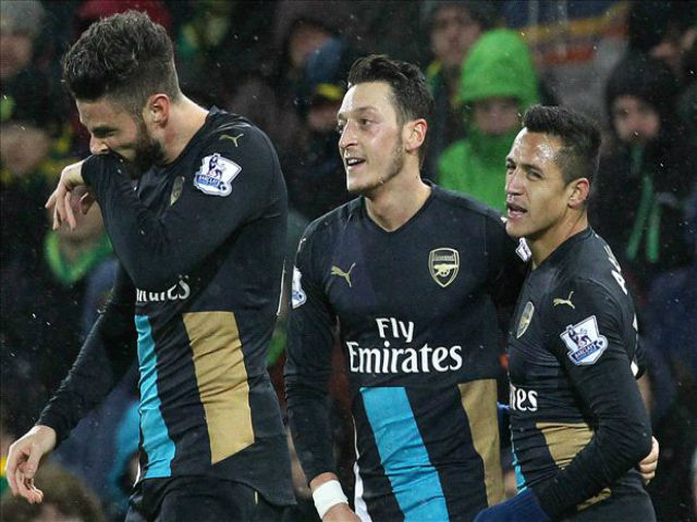 Bóng đá Ngoại hạng Anh - Cặp tấn công lợi hại nhất NHA: Gọi tên Ozil – Giroud