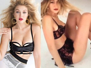 Người mẫu - Hoa hậu - Gigi Hadid tưng bừng khoe dáng với nội y