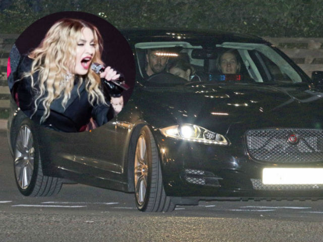 Madonna bị tố dùng xe cảnh sát giả để "trốn" fan