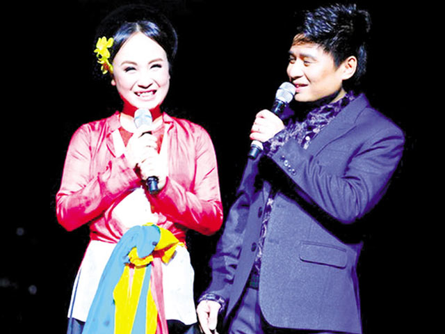 Đời sống Showbiz - NSƯT Huyền "chèo": "Tôi tự hào có chồng như Tấn Minh"