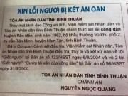 Pháp luật - Đăng báo &quot;xin lỗi&quot; ông Huỳnh Văn Nén