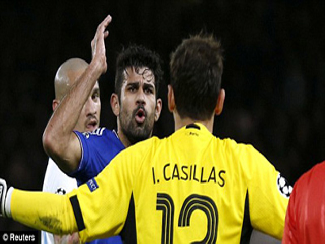 Bóng đá - Nổi điên, Costa "đá bẩn" với cả Casillas
