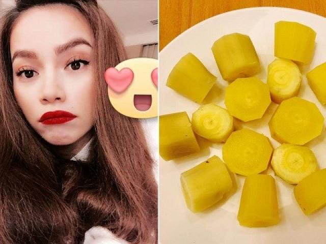 Ca nhạc - MTV - Facebook sao 10/12: Hà Hồ "khoe" ăn sắn dát vàng