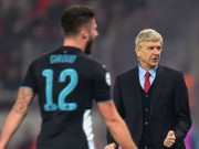 Bóng đá - Giroud lập đại công, Wenger vẫn cho rằng Arsenal may