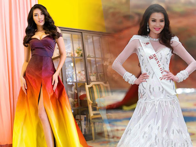 Người mẫu - Hoa hậu - Váy của Lan Khuê lọt top 10 thiết kế dạ hội đẹp nhất