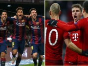 Bóng đá - Ứng viên vô địch C1: Sự vượt trội của Barca &amp; Bayern