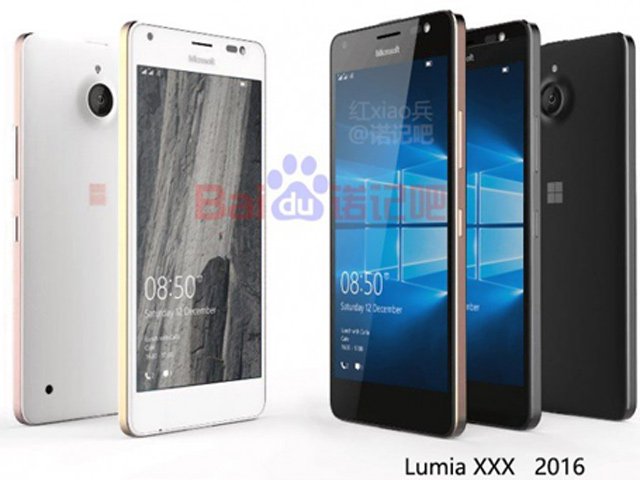 Microsoft Lumia 850 lộ ảnh với 4 phiên bản màu