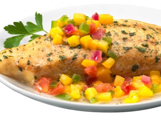 Ẩm thực - Chua ngọt lạ miệng cá rô phi nướng xoài