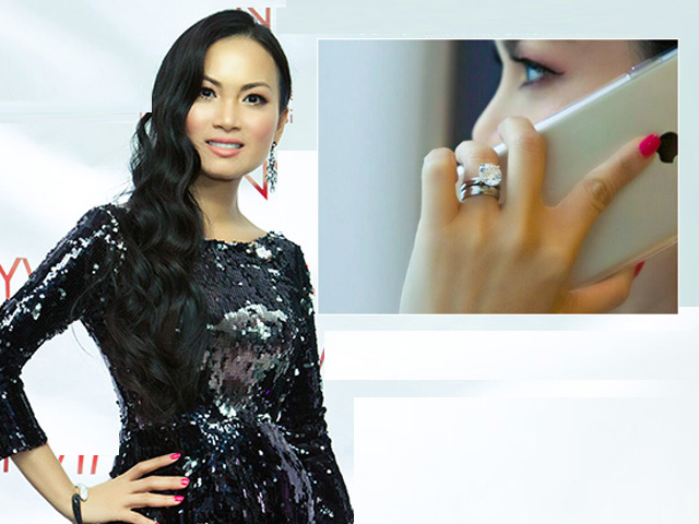 Ca nhạc - MTV - Em gái Cẩm Ly khoe nhẫn chỉ có 2 chiếc trên thế giới