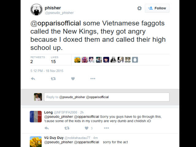 Công nghệ thông tin - Anonymous tố bị hacker Việt Nam tấn công, đánh sập hệ thống