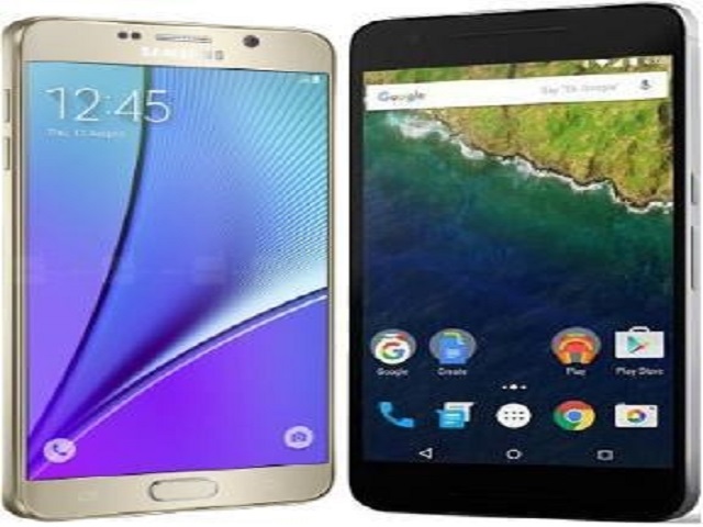 So sánh Google Nexus 6P với Samsung Galaxy Note 5