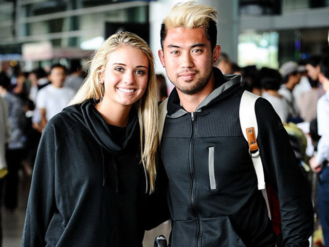 Ảnh bóng đá - người đẹp - Lee Nguyễn &amp; bạn gái xinh đẹp về TP.HCM sau tin đồn "hot"