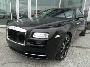 Ô tô - Xe máy - Ngây ngất Rolls-Royce Wraith Carbon Fiber màu đen mờ mới