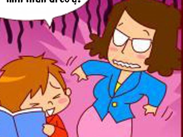 Cười 24h - Truyện tranh: Đau đầu vì học trò láu cá