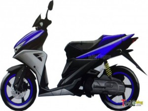 Ô tô - Xe máy - Yamaha Aerox 125 rò rỉ ảnh, sẵn sàng cho năm mới