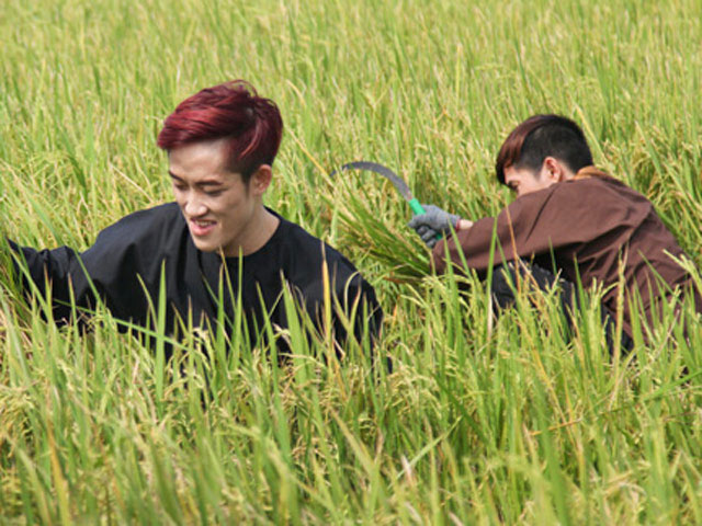 Xu hướng thời trang - Thí sinh Project Runway Vietnam bất ngờ đi gặt lúa