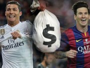 Bóng đá - Ronaldo, Messi kiếm tiền siêu khủng: Đối thủ kỳ phùng