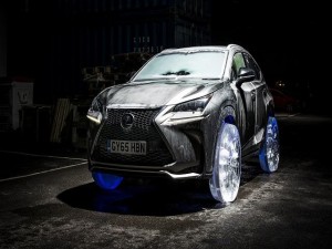 Ô tô - Xe máy - Độc đáo bánh xe bằng băng của Lexus NX