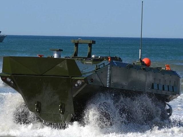 Thế giới - Khám phá xe bọc thép biết chạy "ầm ầm" dưới biển của Mỹ