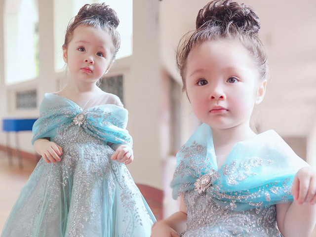 Bạn trẻ - Cuộc sống - Con gái Elly Trần hóa Lọ Lem "hớp hồn" dân mạng