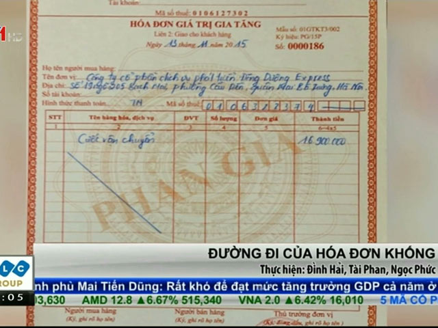 Thị trường - Tiêu dùng - Đường đi của hóa đơn khống
