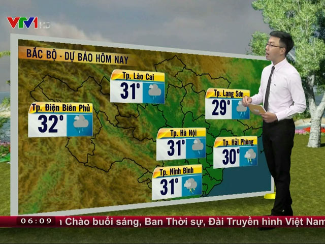 Tin tức trong ngày - Dự báo thời tiết VTV 5/10: Không khí lạnh tràn về miền Bắc