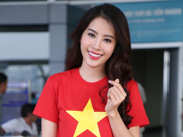 Người mẫu - Hoa hậu - Nam Em mặc giản dị, tự tin lên đường dự thi Miss Earth