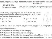 Giáo dục - du học - Đề toán minh họa thi THPT quốc gia 2017: Lo HS không đủ thời gian ôn tập