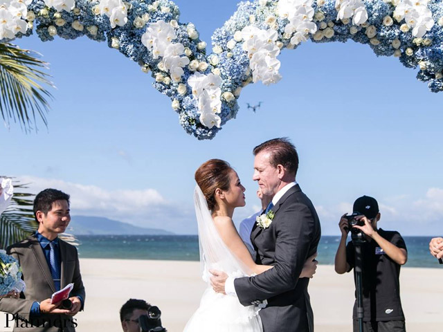 Choáng ngợp lễ cưới xa hoa của cô gái Ninh Bình