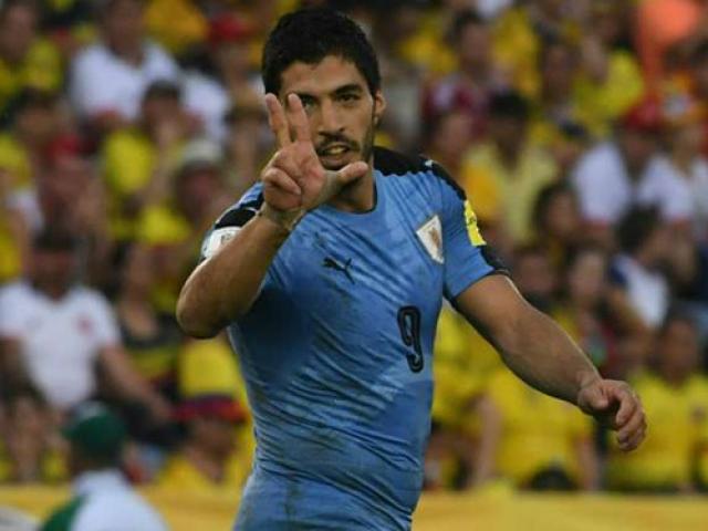 Bóng đá - Suarez cân bằng kỉ lục của Crespo ở vòng loại World Cup