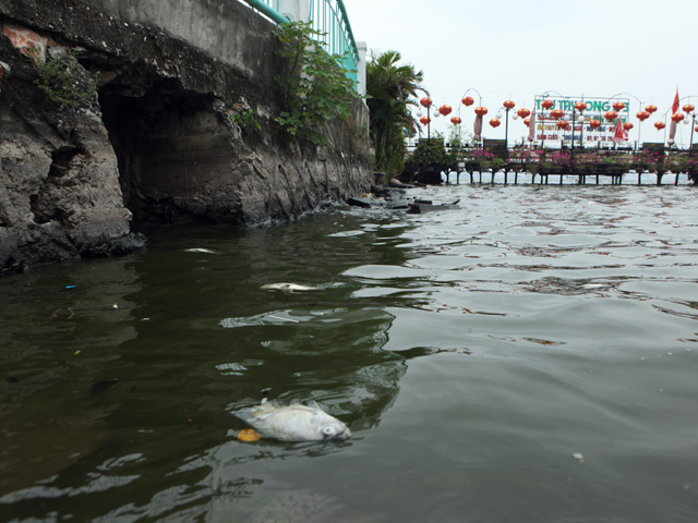 Cận cảnh 30 cống ngày đêm xả thải xuống Hồ Tây